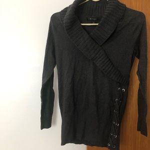 Style & Co Womens Sweater Petite Small SP Gray